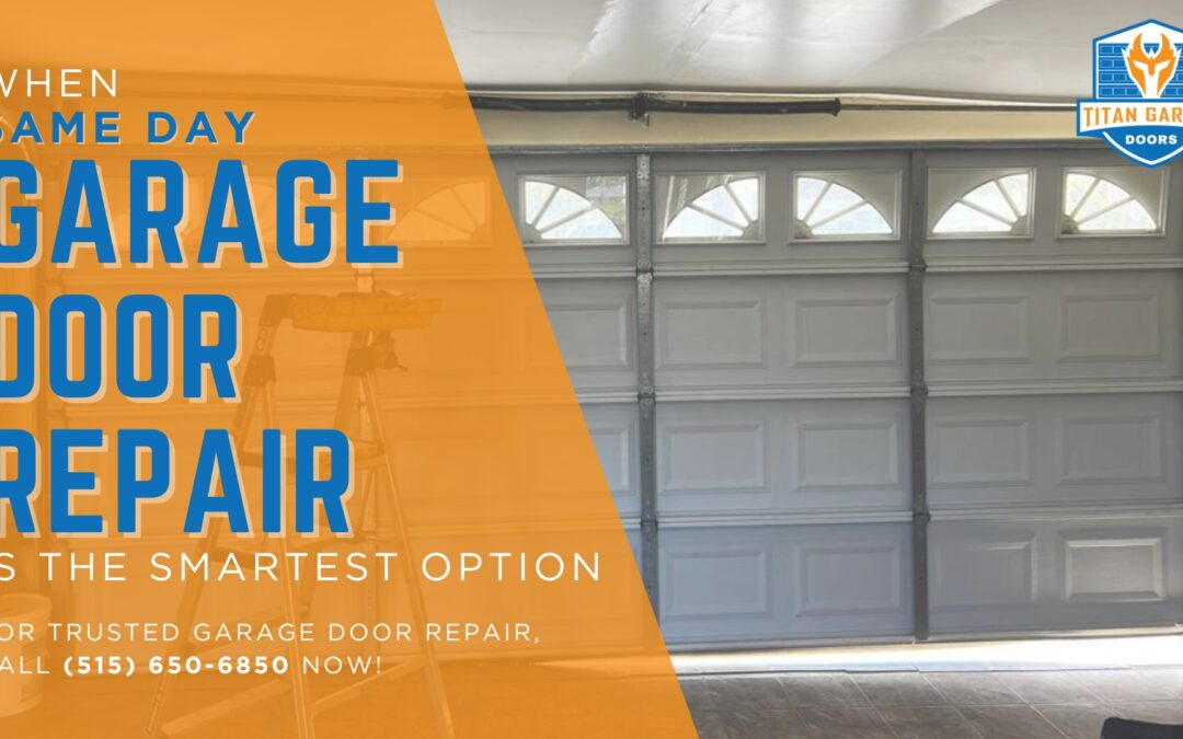 A comprehensive guide for homeowners on when same day garage door repair is the smartest option to avoid damage, security risks, and costly delays