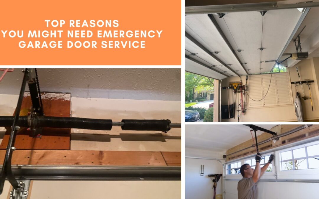 Top Reasons You Might Need Emergency Garage Door Service