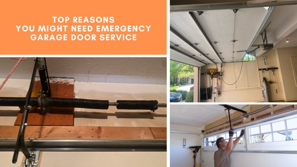 Top Reasons You Might Need Emergency Garage Door Service