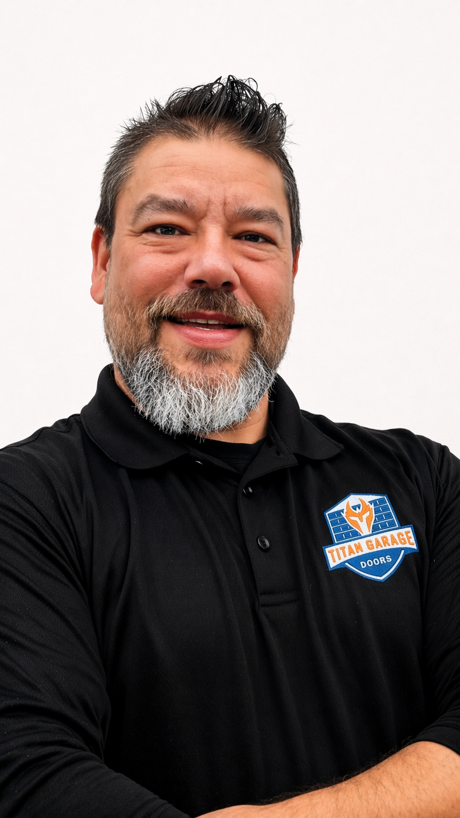 A close-up image of Craig R., senior technician at Titan Garage Doors Des Moines