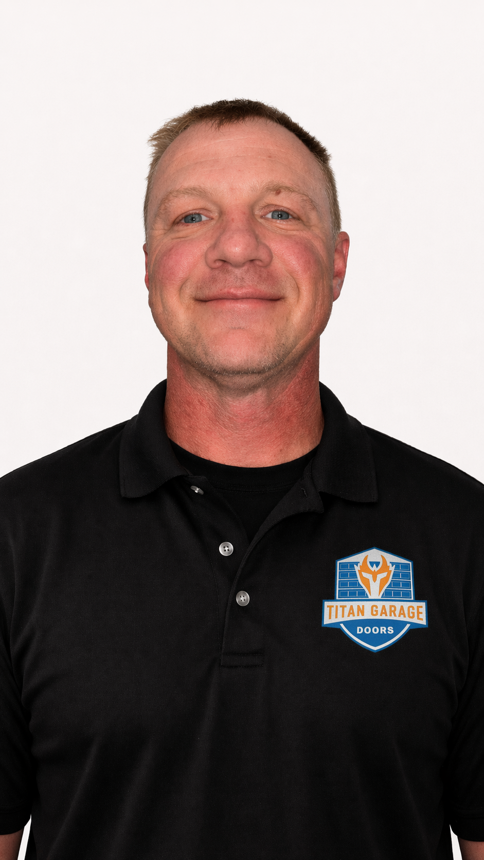 A close-up image of Jeremy, technician at Titan Garage Doors Des Moines